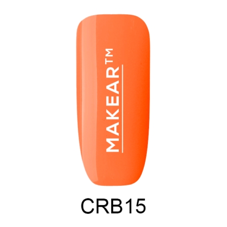 Makear Color Rubber Base Juicy CRB15 - Sparkling Orange
