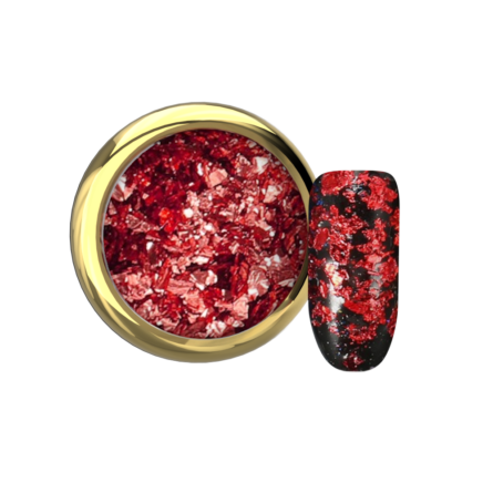 Makear Σκόνη AluFlakes Series - RedFever