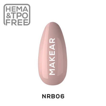 Makear Nude Rubber Base nr.NRB06 - Smokey Beige