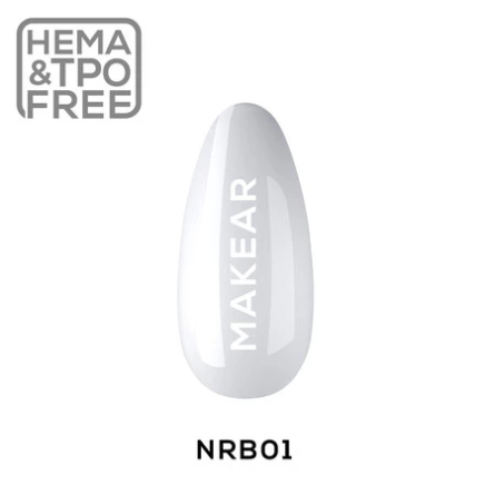 Makear Nude Rubber Base nr.NRB01 - White