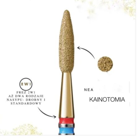 IQ Nails Φρέζα Φλόγα Χρυσή