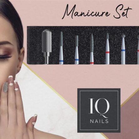 IQ Nails Σετ Φρέζες Combi Manicure (3)