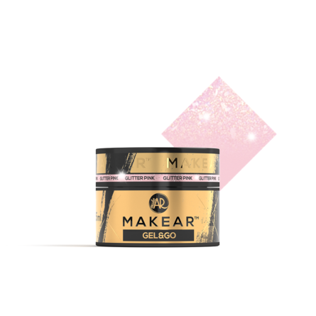 Gel & Go Glitter - Pink (15ml)