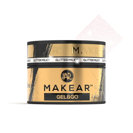 Gel & Go Glitter - Milky (50ml) ΤΖΕΛ ΧΤΙΣΙΜΑΤΟΣ