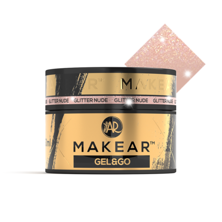 Gel & Go Glitter - Nude (50ml) ΤΖΕΛ ΧΤΙΣΙΜΑΤΟΣ