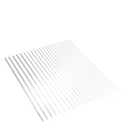 Αυτοκόλλητα νυχιών Silver Lines