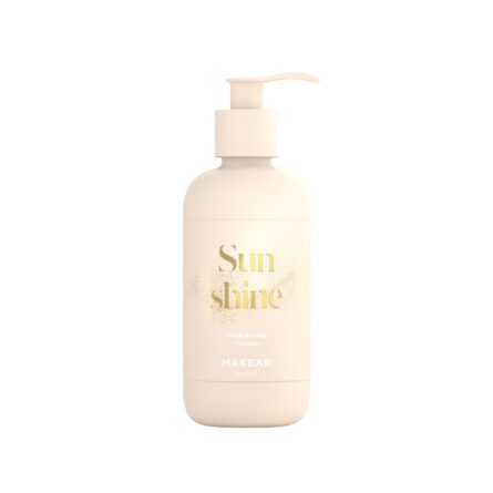 Body & Hand Cream - Sunshine 300ml με χρυσά σωματίδια από ορυκτό mica