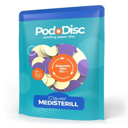 Ανταλλακτικοί Δίσκοι Λείανσης PodoDisc Medisterill Clavier για πεντικιούρ (50 τμχ)