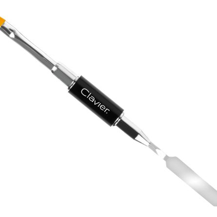 Επαγγελματικό Πινέλο Acrygel με Σπάτουλα Duo Fexygel – Μαύρο
