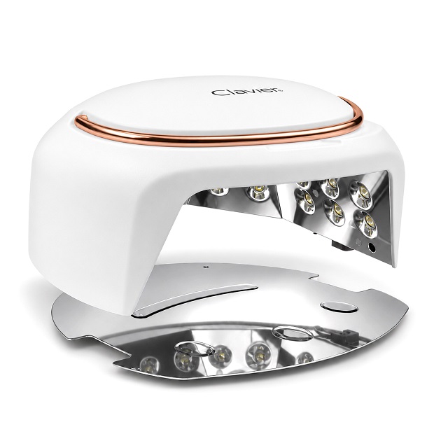 Ασύρματη λάμπα UV/LED PREMIUM – IQueen Charge+ by Clavier για νύχια, μανικιούρ και πεντικιούρ Nailsology, 60W, λευκό-χρυσή. - Image 6