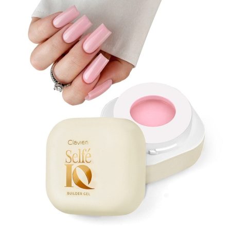 Αυτοεπιπεδούμενο builder gel Selfe IQ Clavier – για ενίσχυση/χτίσιμο και επιμήκυνση των νυχιών, PINKY PROMISE 03, 50 g.