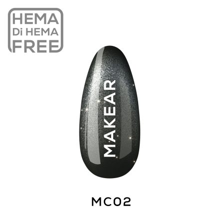 Magnetic Fall MC02 – Ημιμόνιμο βερνίκι Cat Eye & Flash MAKEAR 8 ml