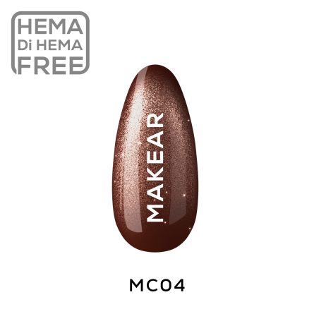 Magnetic Fall MC04 – Ημιμόνιμο βερνίκι Cat Eye & Flash MAKEAR 8 ml