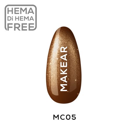 Magnetic Fall MC05 – Ημιμόνιμο βερνίκι Cat Eye & Flash MAKEAR 8 ml